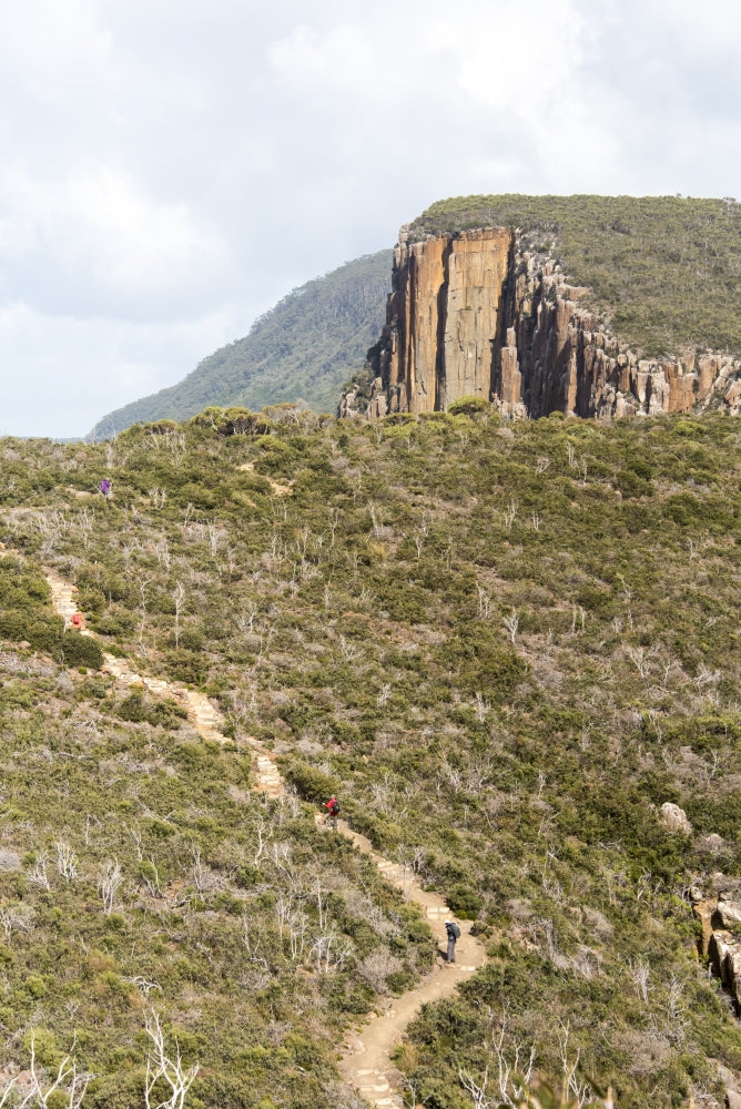 Hikers on Cape Hauy in Tasman National Park poster print