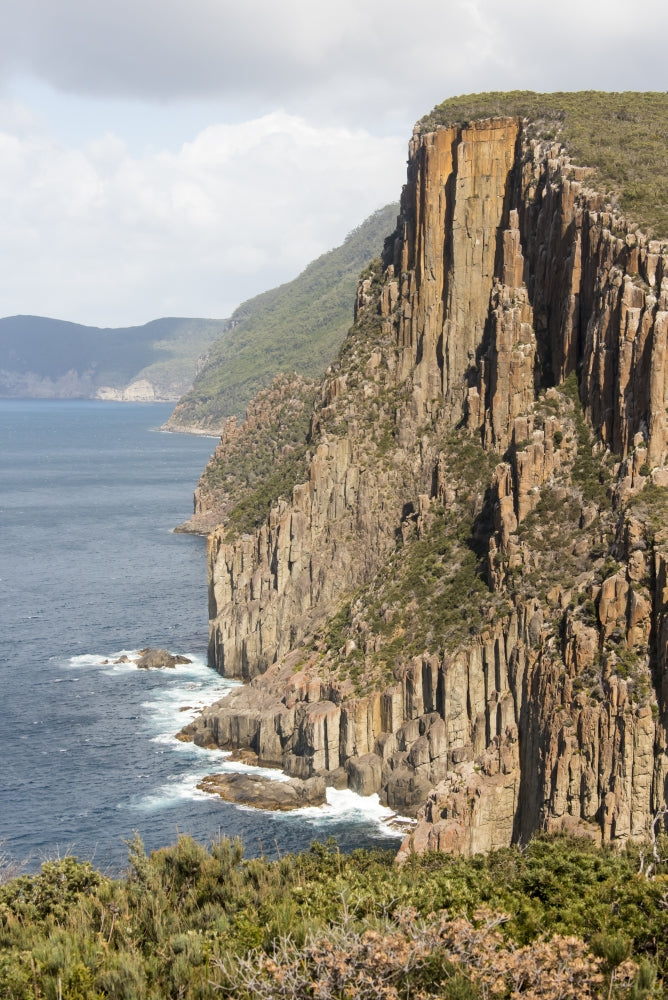 Dolerite Columns at Cape Hauy on the Three Capes Track Poster Print