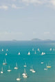 Sailboats in Airlie, Whitsunday, Queensland Poster Print by Walter Bibikow