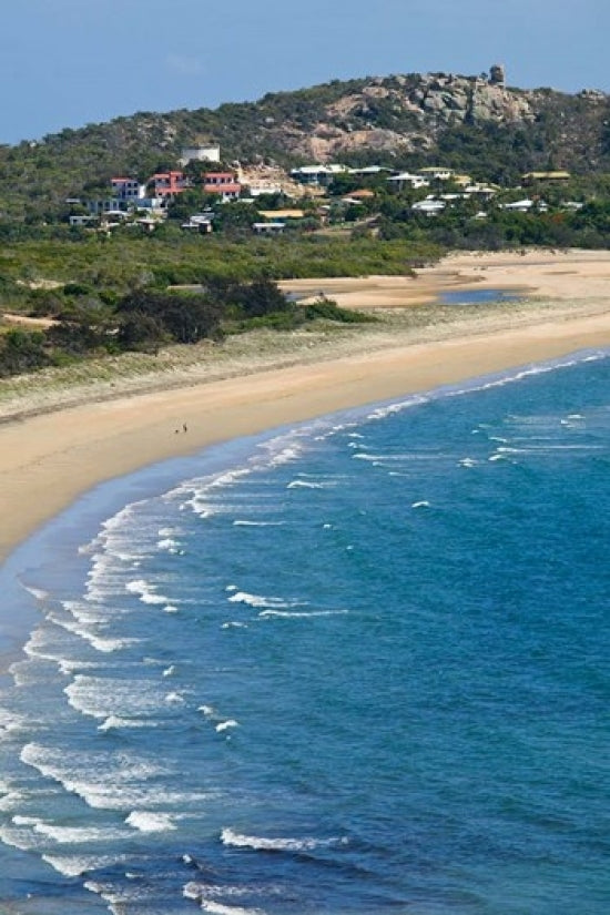 Australia Whitsunday Bowen King's Beach coastline poster print by Walter Bibikow.
