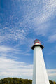 Cleveland Point Lighthouse poster print by Walter Bibikow showcasing coastal beauty.