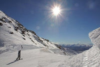 Remarkables Ski Area Poster Print by Douglas Peebles, showcasing stunning New Zealand landscapes.