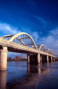 Balclutha Bridge and Clutha River Poster Print by David Wall