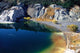 Blue Lake, St Bathans, Central Otago, New Zealand Poster Print by David Wall