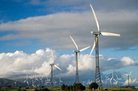 Tararua Wind Farm poster print showcasing the stunning landscape of New Zealand.