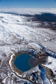 Lower Tama Lake and Mt Ruapehu Poster Print by David Wall