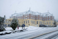 Grand Chateau and Snow, Mt Ruapehu art poster print by David Wall.