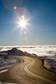 Bruce Road and Clouds, Mt Ruapehu Poster Print by David Wall