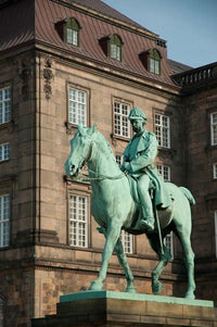 King Christian IX Statue Poster Print by Inger Hogstrom