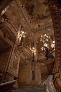 Opera Garnier Interior Poster Print showcasing the elegant design of the Palais Garnier.