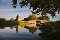 Bridge Over Canal du Midi Poster Print by David Barnes