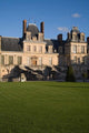 Fontainebleau Chateau Poster Print by David Barnes showcasing rich architectural details.