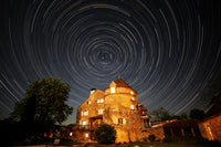 Star Trails Over La Garrigue Poster Print by Hollice Looney