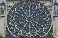 South Rose Window of Notre-Dame Poster Print by Lisa S. Engelbrecht