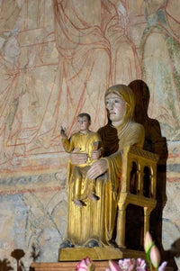 Madonna and Child Statue Poster Print by Lisa S. Engelbrecht