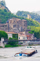 Chateau de Tournon and River Rhone Poster Print by Per Karlsson