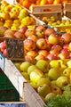 Market Stalls with Produce Fine Art Print by Per Karlsson showing vibrant produce in Sanary, France.