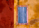 Roussillon Blue Shutters Poster Print by Ric Ergenbright showcasing vibrant colors.