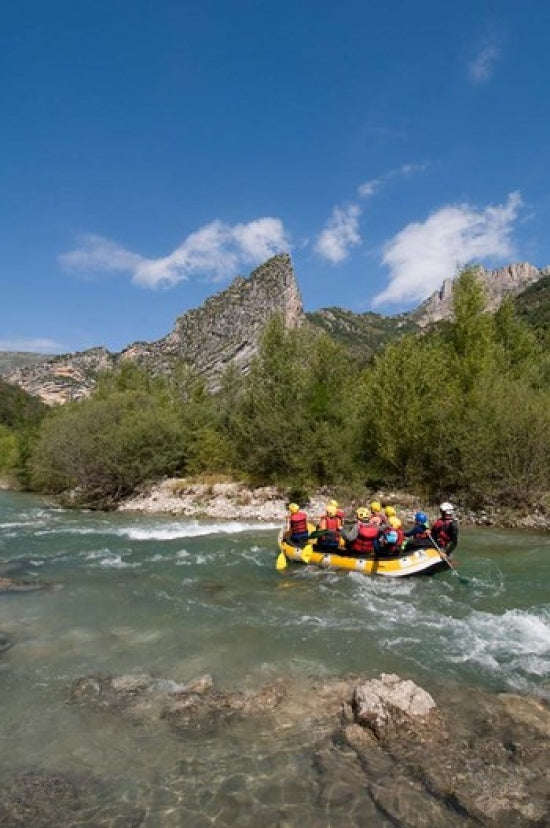 Rafting on Verdon River poster print by Sergio Pitamitz, showcasing beautiful nature in Provence, France.