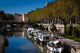 Canal de la Robine Poster Print by Walter Bibikow showcasing serene canal scenery.