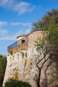 Citadel Wall Corsica France Poster Print by Walter Bibikow