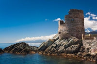 Genoese Tower, Erbalunga Poster Print by Walter Bibikow