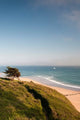 Cap de Carteret Beach Poster Print by Walter Bibikow showcasing tranquil waters and sandy shores.