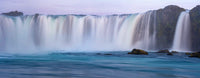 Godafoss Waterfall poster print by Ellen Goff showcasing Iceland's natural beauty