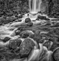 Iceland Golden Circle Oxarafoss Poster Print by John Ford showcasing beautiful nature.