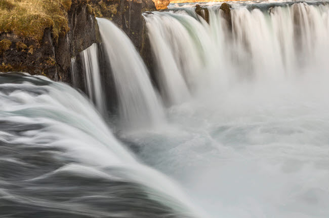 Godafoss Waterfall in Iceland Poster Print by John Ford