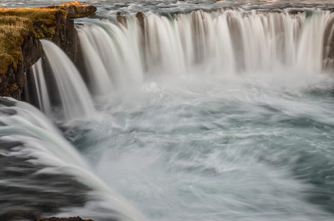 Godafoss Waterfall in Iceland Poster Print by John Ford