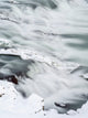 Urridafoss River Thorsa Winter Poster Print by Martin Zwick