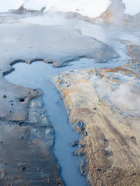 Geothermal Area Seltun near Krysuvik Volcano Poster Print