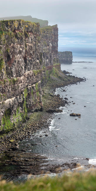 The Cliffs at Latrabjarg Poster Print by Martin Zwick