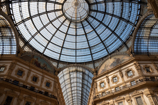 Galleria Vittorio Emanuele II shopping mall poster print by Alan Klehr