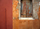 Italy Burano Weathered House Window and Wall Poster Print