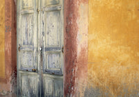 Italy Lipari Weathered Wall and Door Poster Print by Jaynes Gallery
