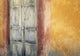 Italy Lipari Weathered Wall and Door Poster Print by Jaynes Gallery