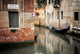 Venice Gondola moored in canal poster print by Jaynes Gallery.