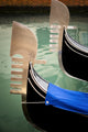 Italy Venice Gondola Bows Poster Print showcasing classic gondola design