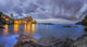 Vernazza Sunset Poster Print showcasing the picturesque Italian town