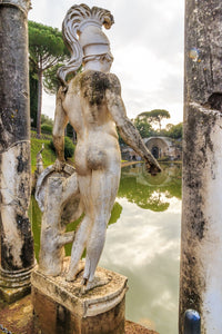 Hadrian's Villa The Canopus Poster Print by Emily Wilson