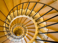 Villa d'Este Spiral Staircase Poster Print by Julie Eggers