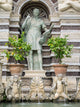 Statue of Orpheus at Villa d'Este Poster Print by Julie Eggers