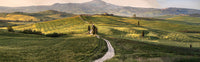 Italy, Tuscany, Val d'Orcia Poster Print by John Ford showcasing beautiful Italian landscapes.