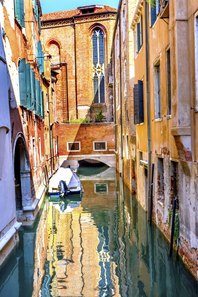 Colorful Reflection in Venice, Italy Poster Print by William Perry