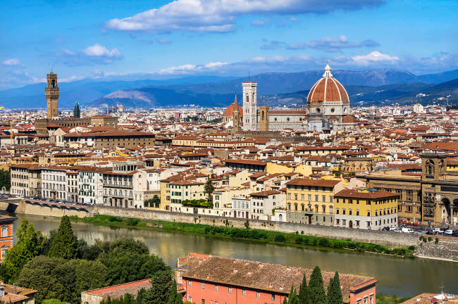 Florence Cathedral Poster Print by William Perry showcasing the stunning architecture of the Cathedral di Santa Maria del Fiore.