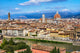 Florence Cathedral Poster Print by William Perry showcasing the stunning architecture of the Cathedral di Santa Maria del Fiore.
