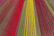 Aerial view of vibrant tulip fields in North Holland, poster print.