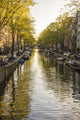 Canal in Central Amsterdam, Netherlands poster print by Peter Adams